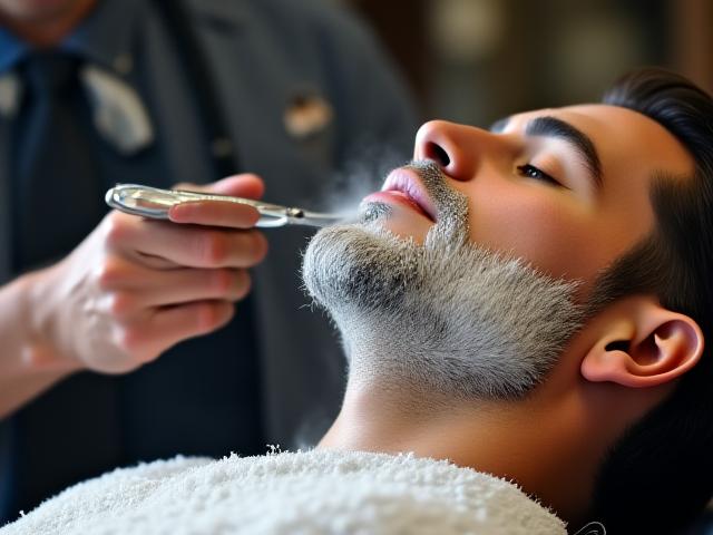 Taille de barbe et rasage traditionnel